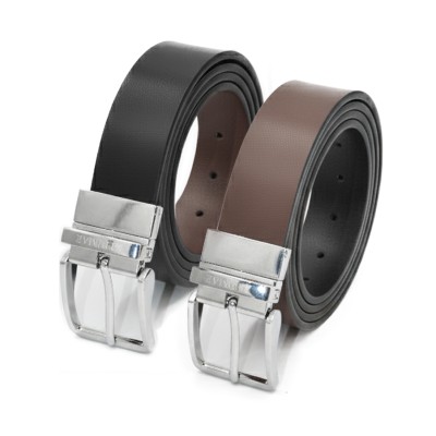 Reversible leather belt 33 mm model VENO