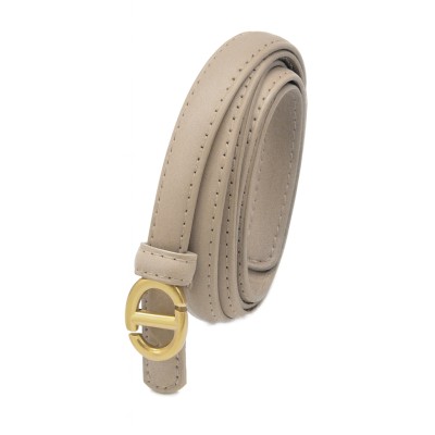 Leather belt 15 mm model DOLCE