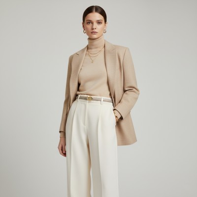 Leather belt 15 mm model DOLCE