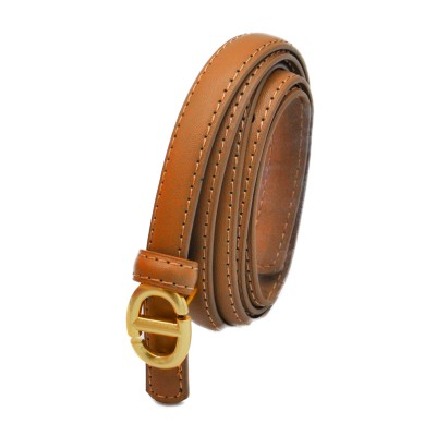 Leather belt 15 mm model DOLCE