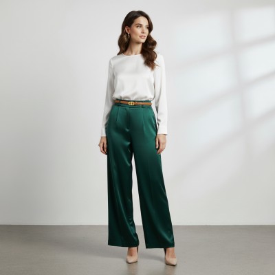 Leather belt 15 mm model DOLCE