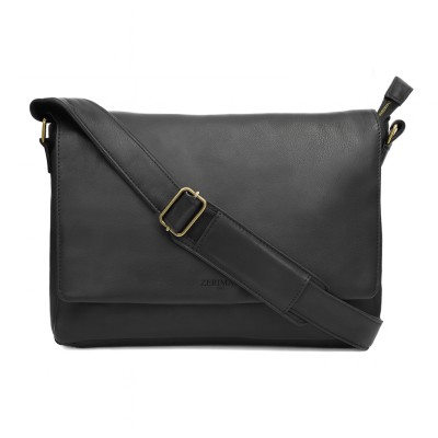 Multi-space leather briefcase 26x36x6 cm VALS