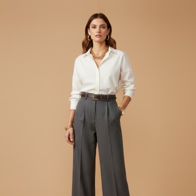 Leather belt 23 mm model VELTO