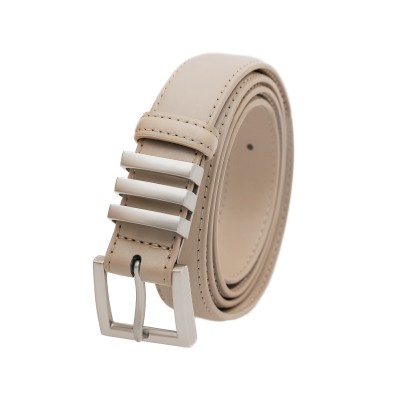 Leather belt 23 mm model GALIN