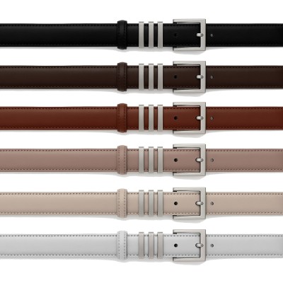 Leather belt 23 mm model GALIN
