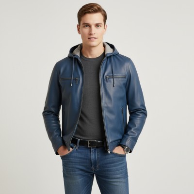 DEIKAO Removable Fur Hooded Jacket