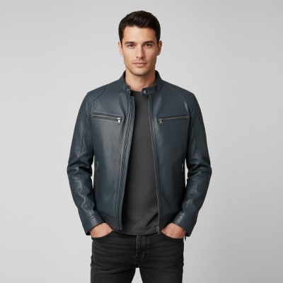 GERMAN zippered leather jacket