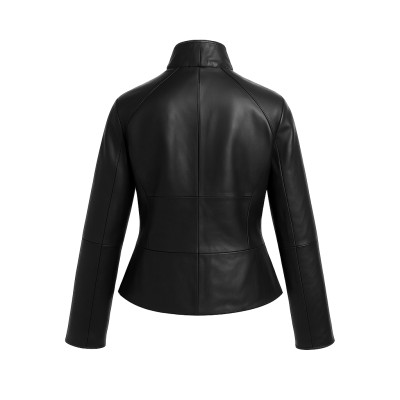 Leather jacket model BLUEBERRY