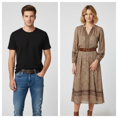 Leather belt 39 mm VOLVIO model