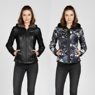 LOUNO reversible leather jacket
