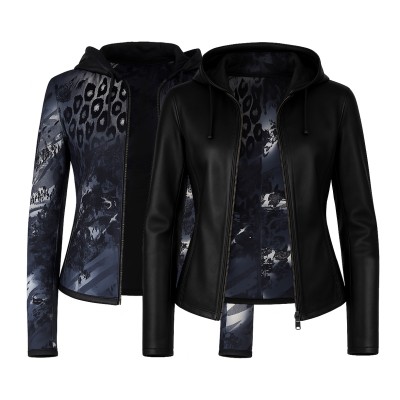 LOUNO reversible leather jacket