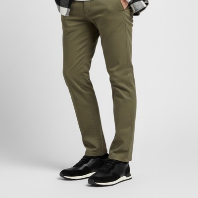 Combi leather sneakers with embossed detail