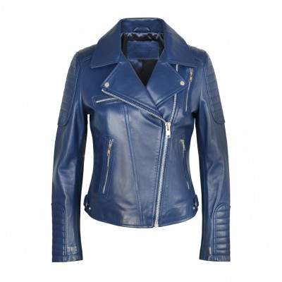 Heavy leather jacket model SCORPIO