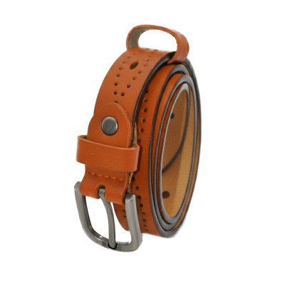 Leather belt 23 mm model TROQUE
