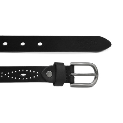 Leather belt 23 mm model TROQUE