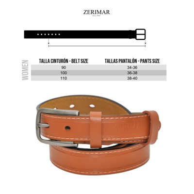 Leather belt 27 mm model SWESE
