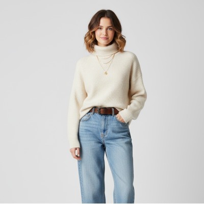 Leather belt 27 mm model MAREU