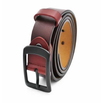 Leather belt 27 mm model MAREU