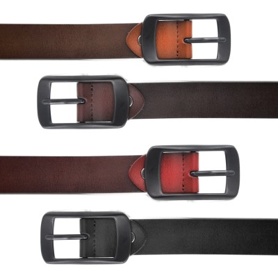 Leather belt 27 mm model MAREU