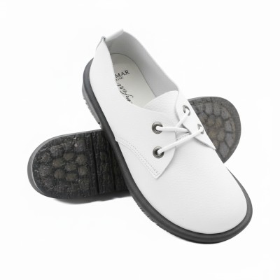 Leather lace-up shoes model ZOCO