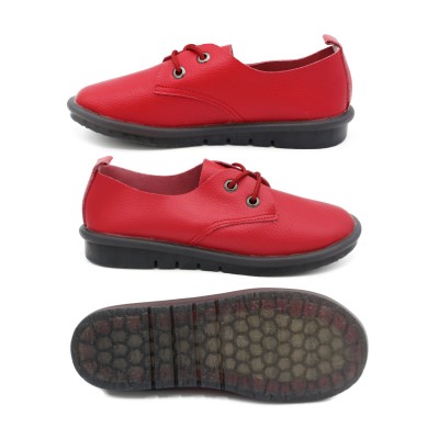 Leather lace-up shoes model ZOCO