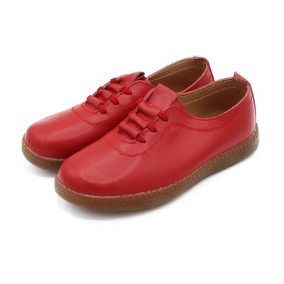 Leather lace-up shoes model ABBA