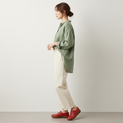 Leather lace-up shoes model ABBA