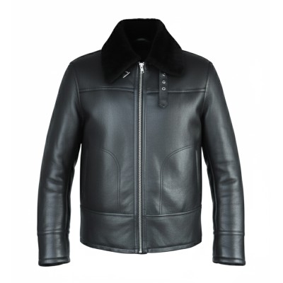 Double-face lambskin jacket with zipper BOBBER