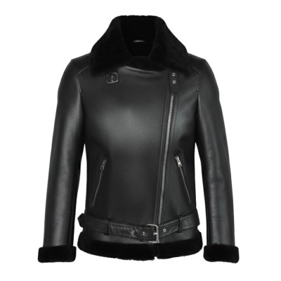 Double-face lambskin jacket with zipper CHOPPER