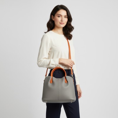 Double-handle leather bag 30x21x13,5 cm SOMO
