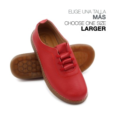 Leather lace-up shoes model ABBA