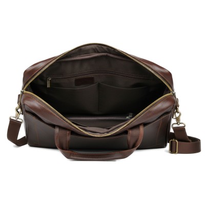 Leather briefcase 39x28x6 cm HAEGER