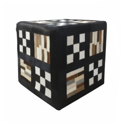 Cowhide Stool, 17x17, Entrance Stools, Foot Stools 6
