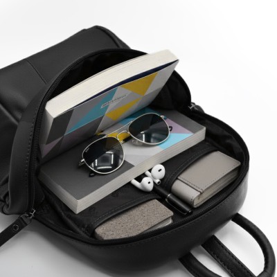 Natural leather backpack 27x23x10 cm PUMPY