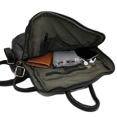 Natural leather backpack 26x23x8 cm ANGLE