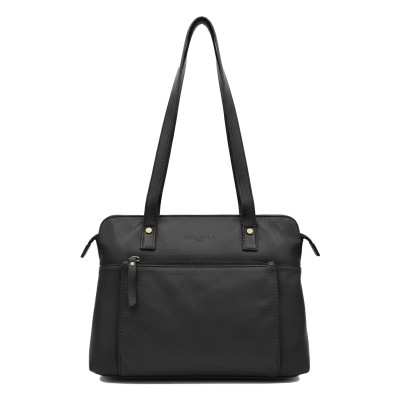 Leather shoulder bag 29x23x9 cm JUBA