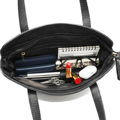 Leather shoulder bag 29x23x9 cm JUBA