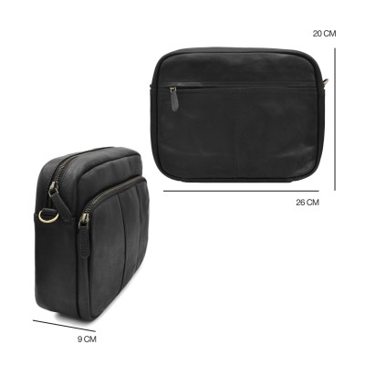 Leather crossbody bag 20x26x9 cm SUQUE