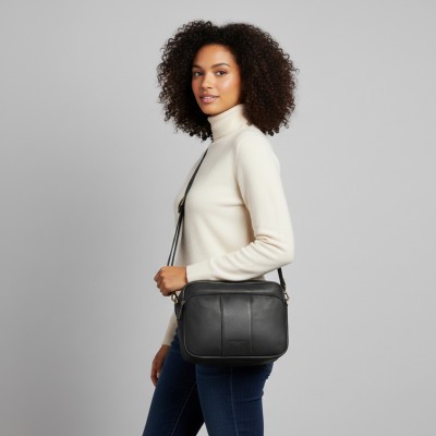 Leather crossbody bag 20x26x9 cm SUQUE