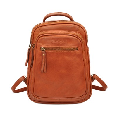 Natural leather backpack 28x22x8 cm MELI