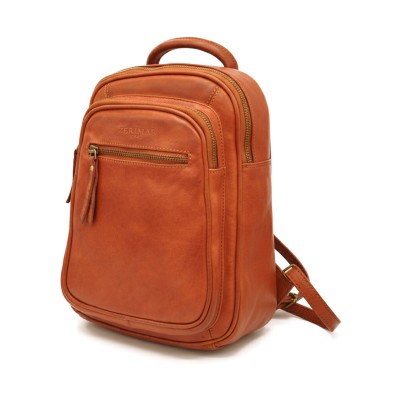 Natural leather backpack 28x22x8 cm MELI