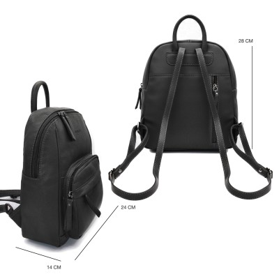 Natural leather backpack 28x24x14 cm MUBO