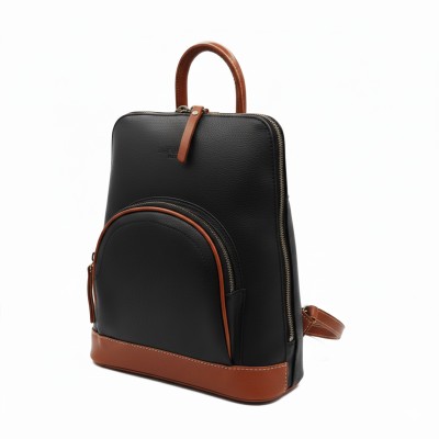 Natural leather backpack 27x25x9 cm EYES