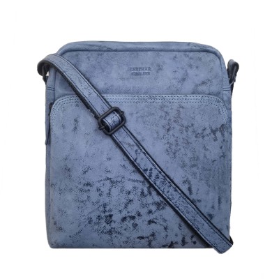 Leather shoulder bag NAGIB 30x25x9 cm