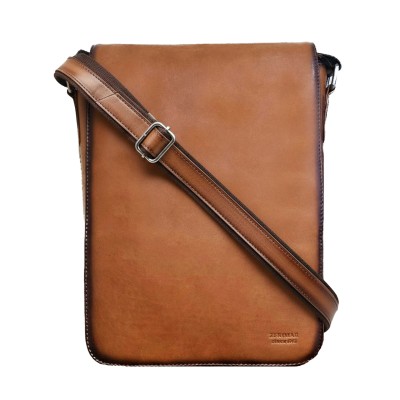 Leather shoulder bag 35x25x7 cm OCEAN&APACHE