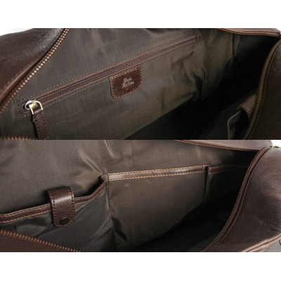Travel leather bag 50x31x23 cm MONDO