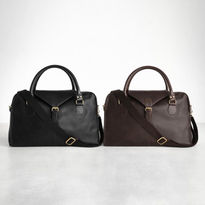 Travel leather bag 50x31x23 cm MONDO