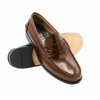 Men’s loafers with penny strap model ROGO