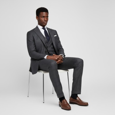 Men’s loafers with penny strap model ROGO