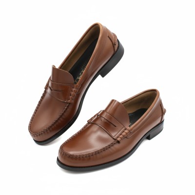 Men’s loafers with penny strap model ROGO